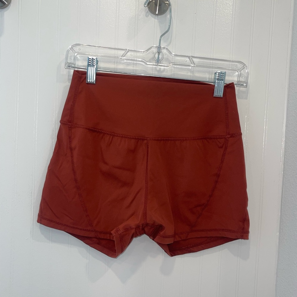 Born Primitive Rust Red Athletic Shorts